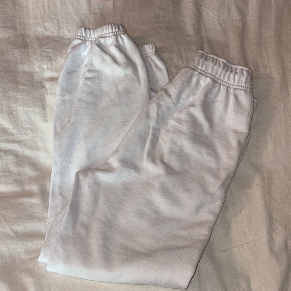 ALO Yoga White Accolade Jogger Sweatpants Size XS - Picture 3 of 3